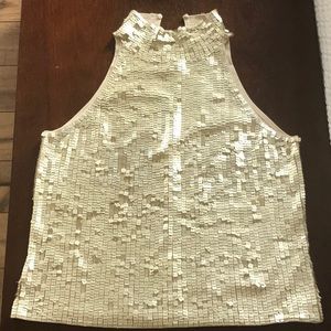 Holiday sleeveless sweater